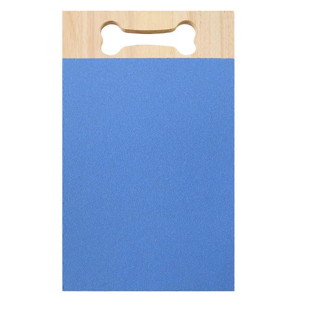 Claws for Dogs, Claw Board for Dogs, with Box, Snack Box, Scratching Board for Dogs, Grinding Trainer for Nails, Blue