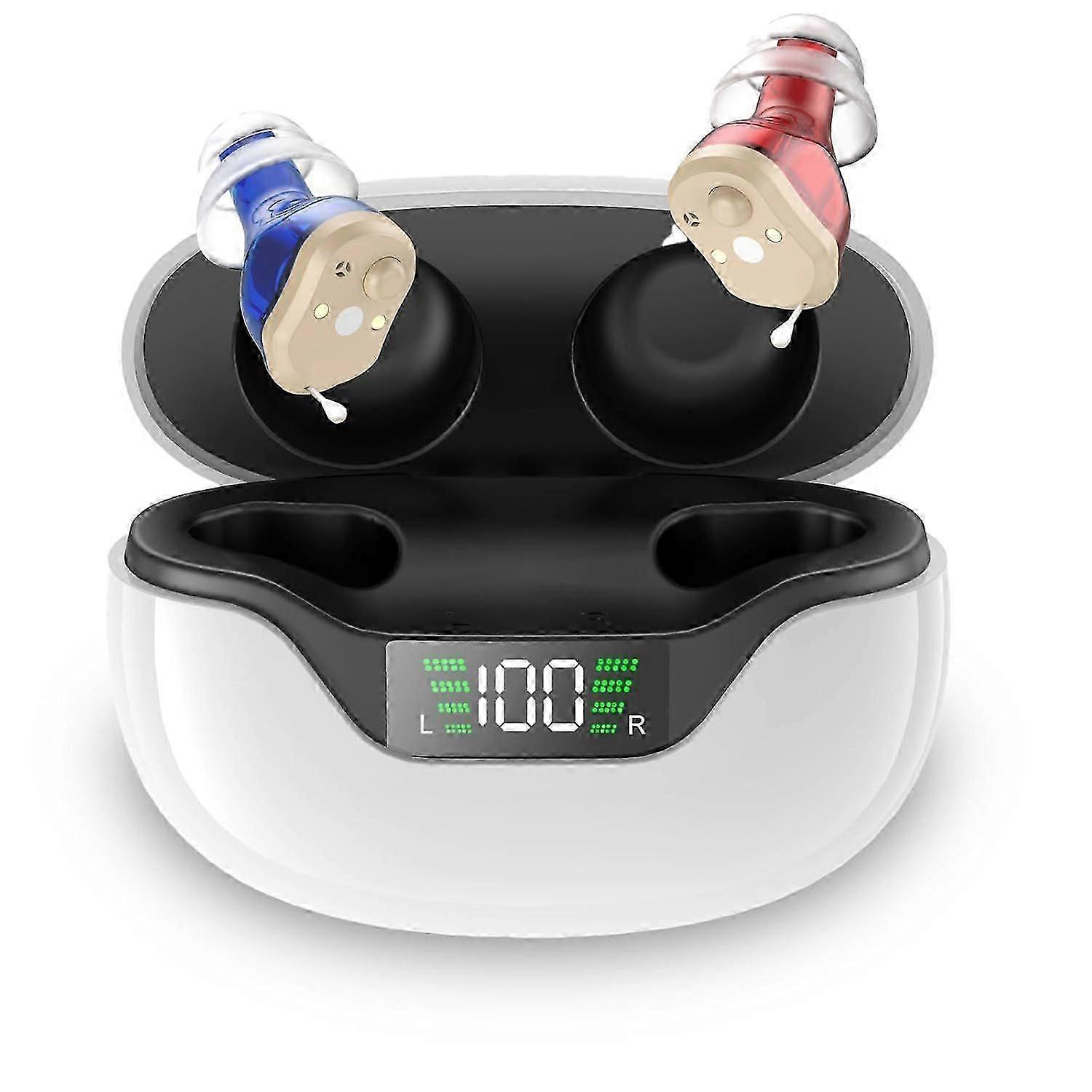 Discreet 16-Channel OTC Hearing Aids with True Sound Technology (2025 Model)