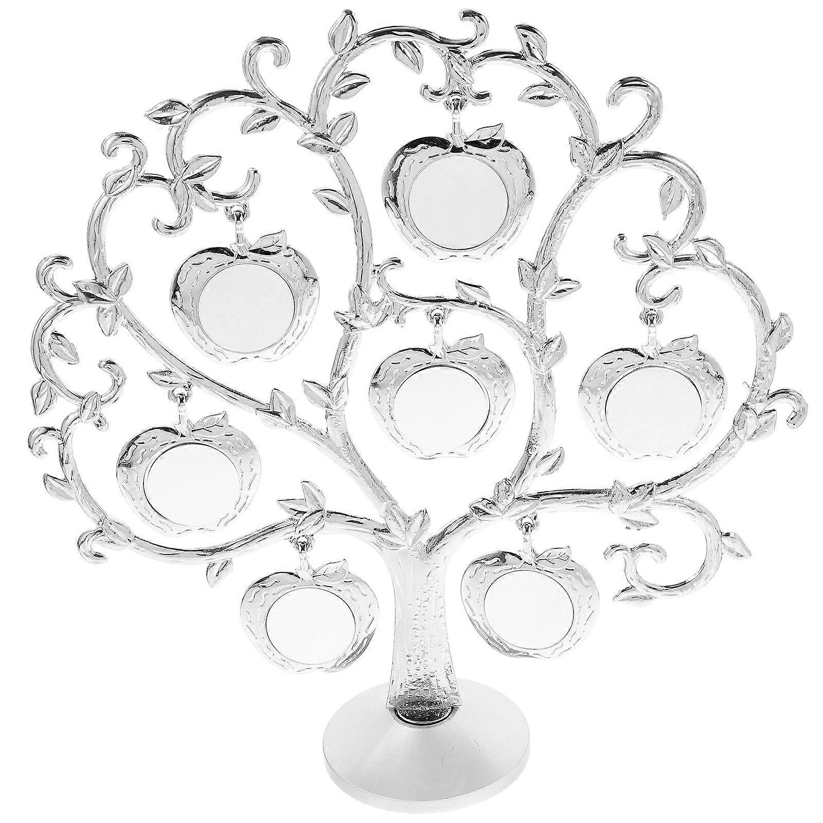 Special Shaped Photo Frame Tree-Formed Display Storage Home Decoration White 1Pack
