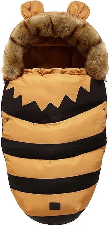 Chancelières de poussette AURA, chancelière universelle pour poussette, orteil confortable pour bébé chaud d’hiver, imperméable à l’eau, coupe-vent, adapté aux poussettes, buggy, abeille