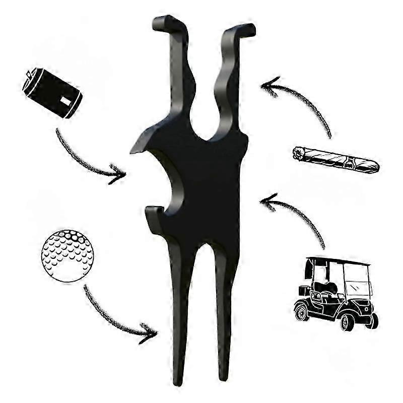 Manyetik Puro Tutucu ile Golf Aracı 4-in-1 Divot Onarımı, Bira Av Tüfeği Aracı