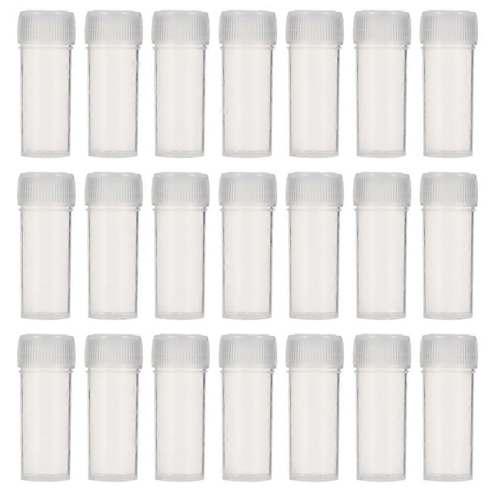 Plastic Storage Bottles with Screw Caps for Small Objects Leak Proof 120pcs 5ml