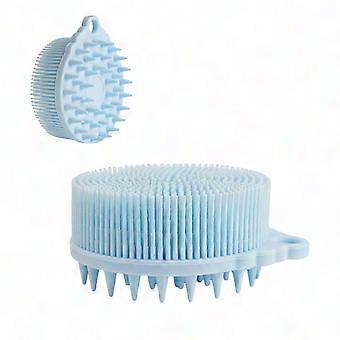 2Pcs Soft Bristle Silicone Bath Brush For Body Scrub