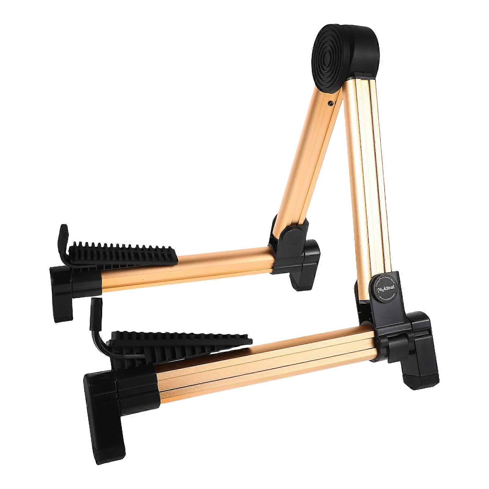 It seems like you're describing a product listing for a **portable foldable guitar stand**. To make this more useful, craft a compelling product