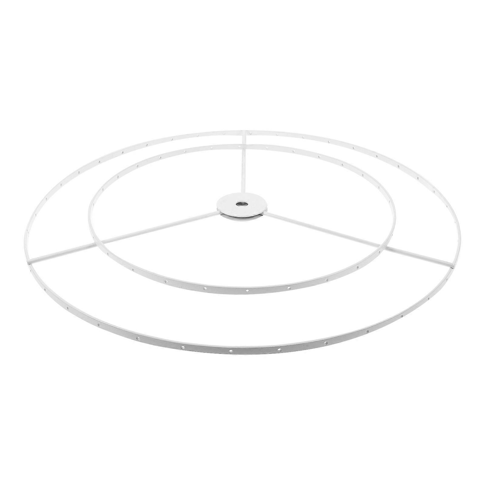Lampshade Frames Wire Diy Lamp Shade Frame For Home Decoration Detachable Parts Circular 1Pack