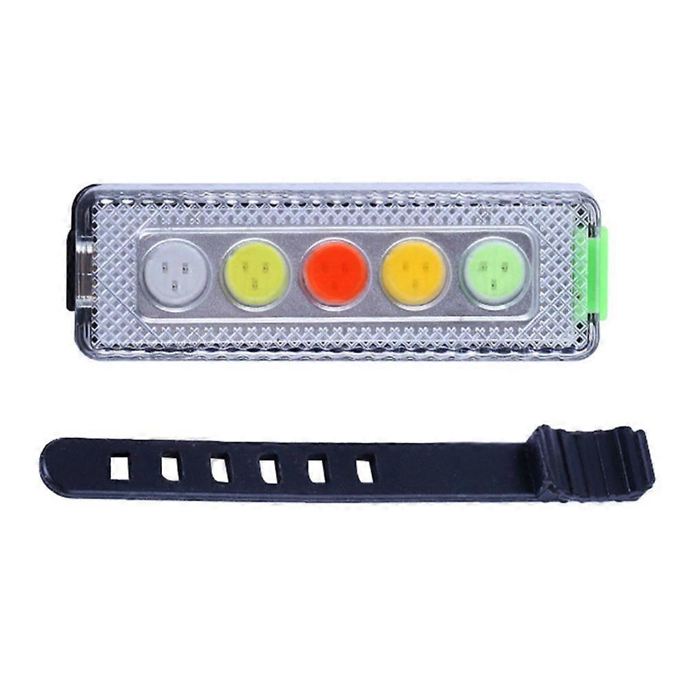 Cycling Warning Light Bike Rear Lights Rectangular Shape For Adults And Children Night Riding Safety 1Set