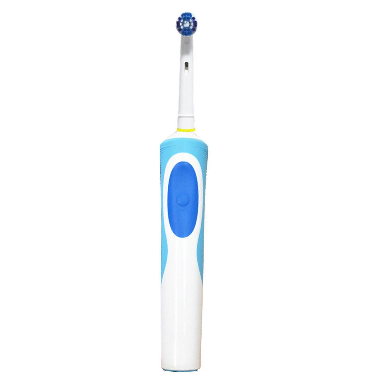 Electronic Toothbrush Rotate Cleaning Remove Plaque Automatic Rechargeable Soft Electric Toothbrush for Adults Blue