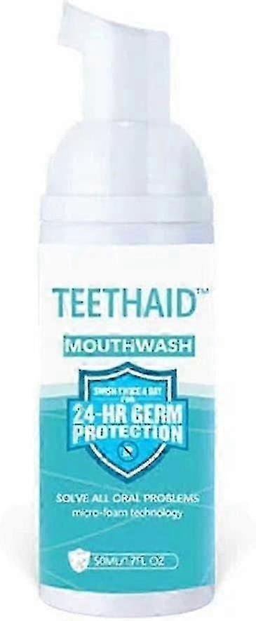 5τμχ Στοματικό Διάλυμα Teethaid, Λεύκανση Δοντιών Μέντας Αφρός Μους Αφαίρεση Νέου