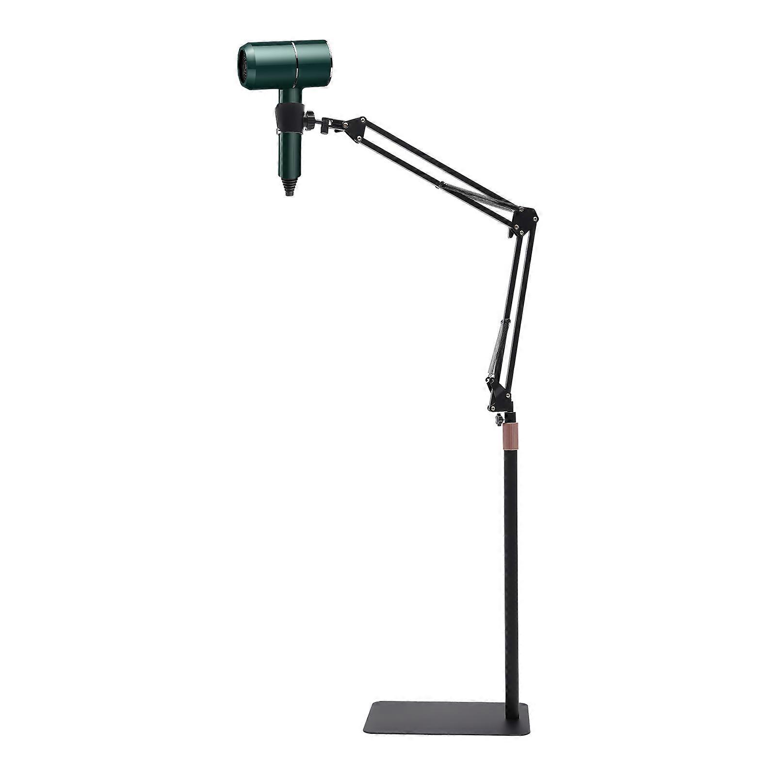 Suporte de secador de cabelo rotativo de 360 graus com suporte de secador de cabelo de altura ajustável com base pesada