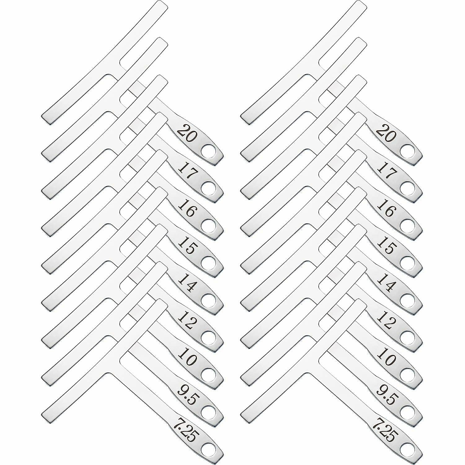 9Pcs Guitar T-shaped Ruler Under String Radius Gauge Builder Luthier Tools Bass Ukulele Fingerboard Wire Setup