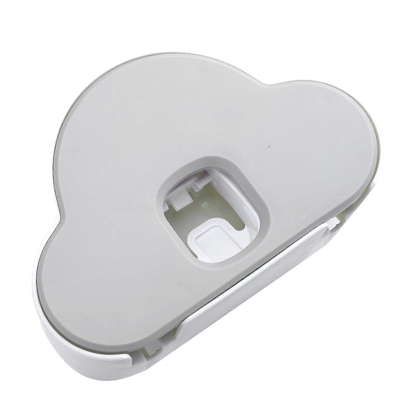Sink Toothpaste Squeezing Tool Rectangular Dispenser Bathroom Use Grey 1Set