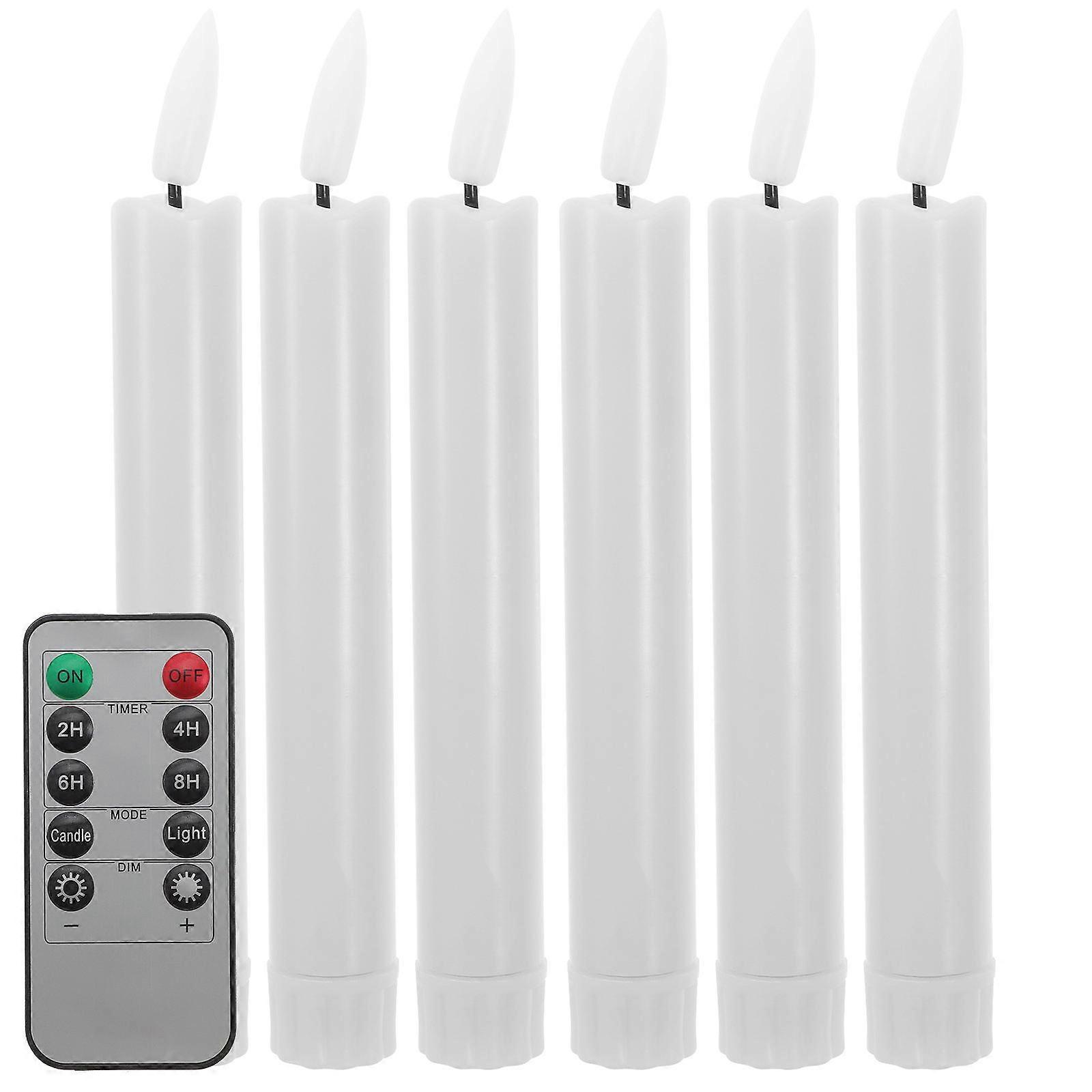 1 Set of Creative Simulation Candle Light Desktop Decorative Led Light Battery Operated Light