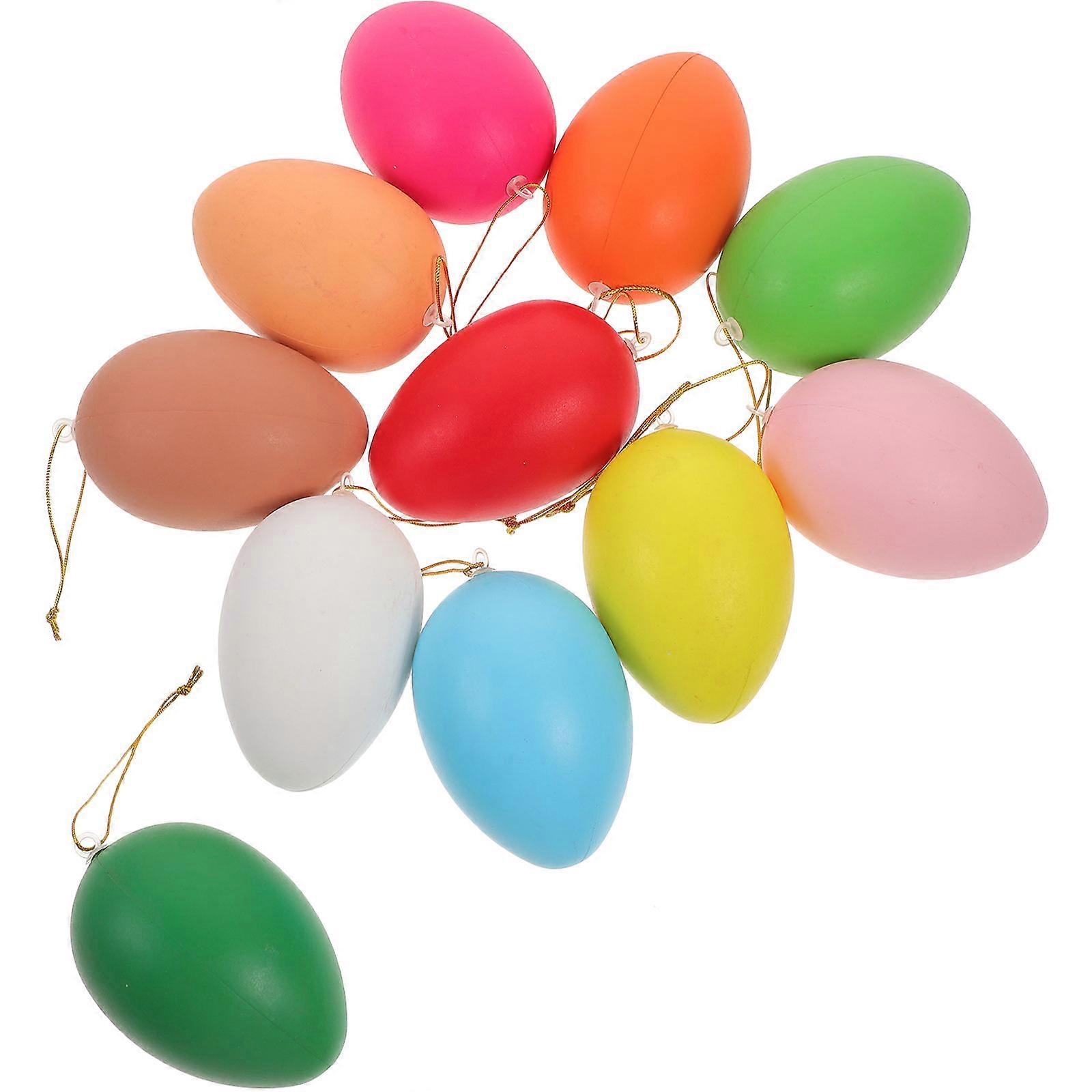 36pcs Colorful Easter Eggs Simulation Decorations for Happy Easter Adornments