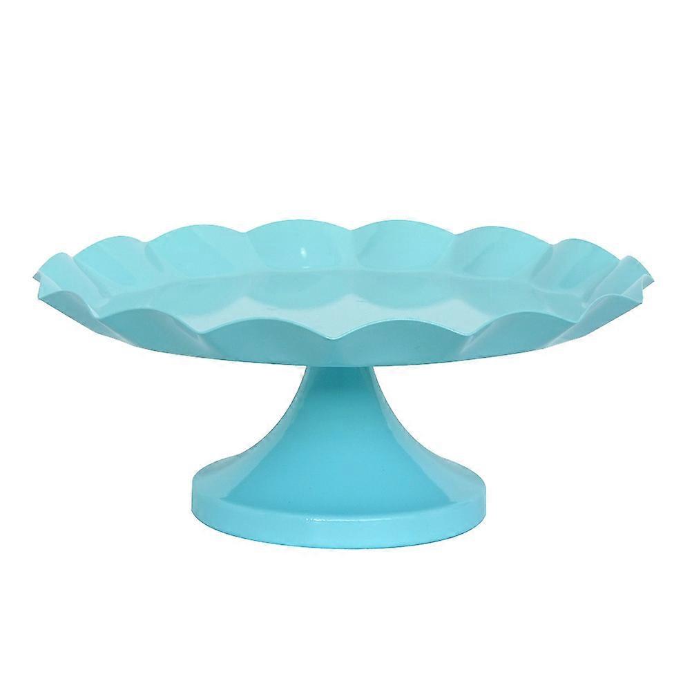 Blue Iron Cupcake Storage Rack Stand 25*25*10cm Material Sturdy Design For Wedding Birthday Party Display 1Pcs