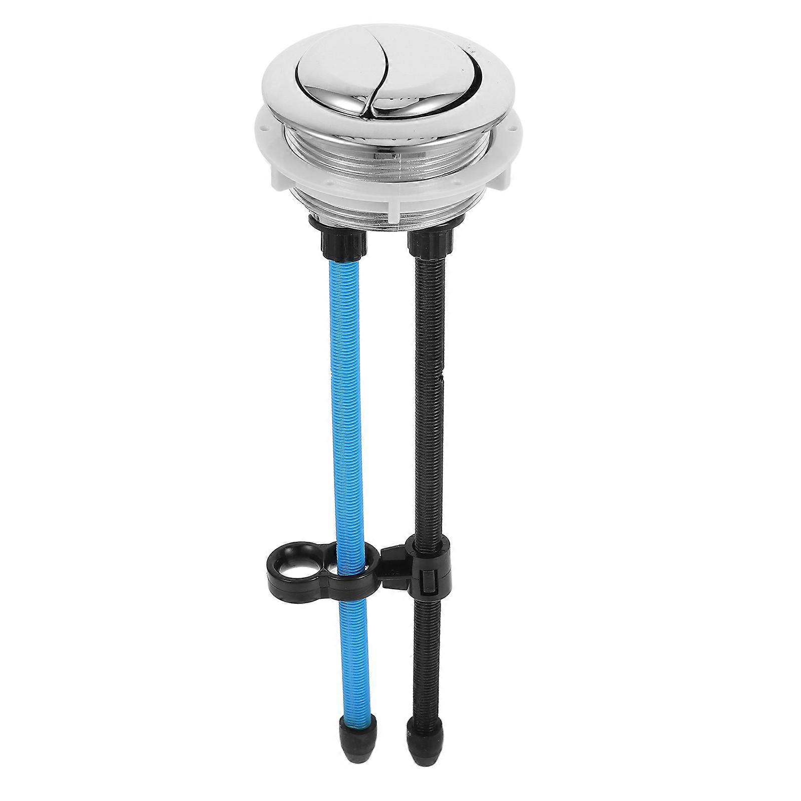 Dual Flush Toilet Tank Button Versatile and Functional Hotel Managers 48mm Buttons Half Drainage 1Pcs