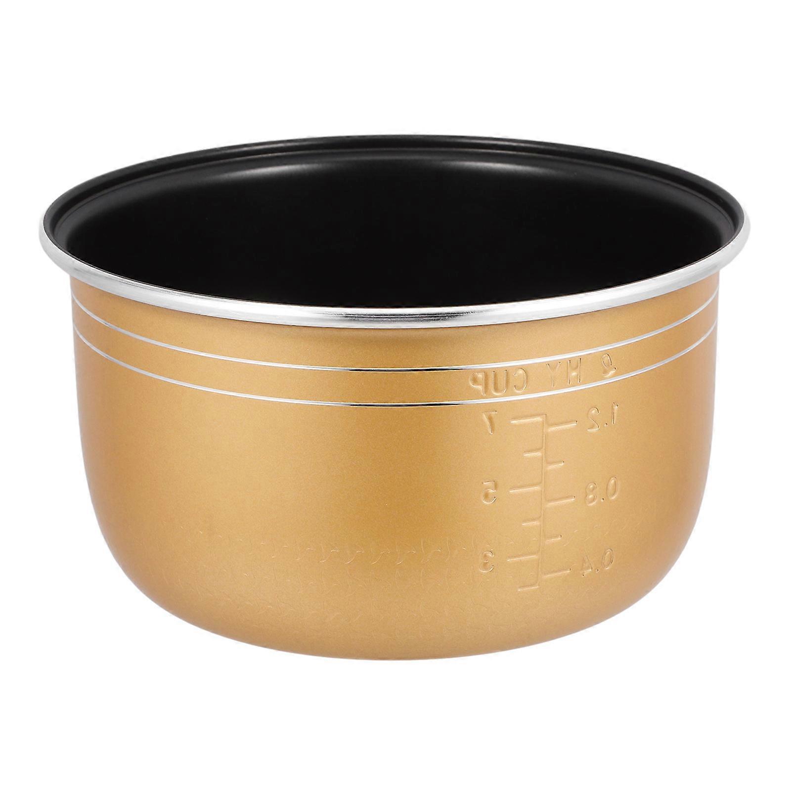 Stainless Steel Non Stick Rice Cooker Inner Pot Replacement Thickened Multi Use Electric Cooker Liner for Soup, Cake, and More