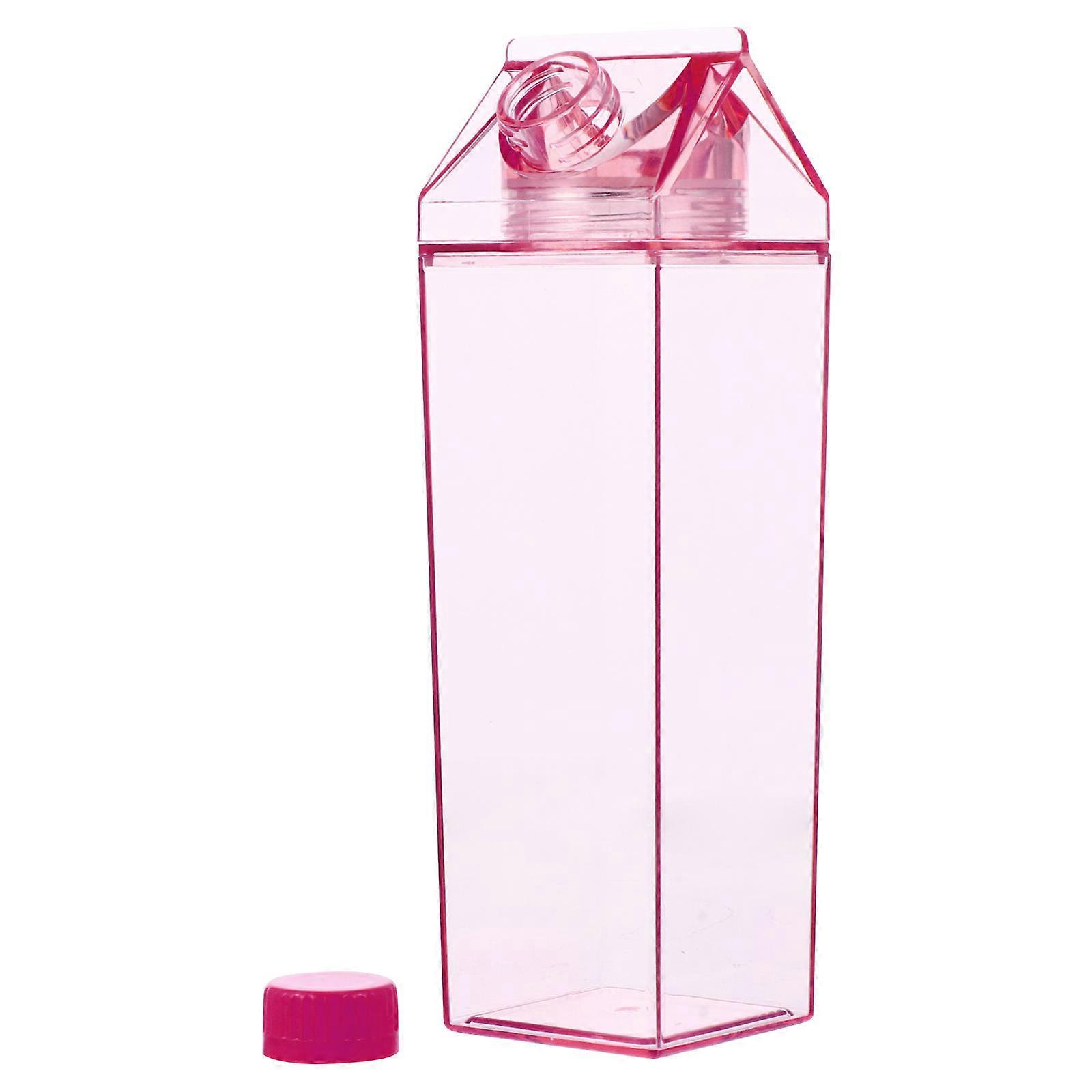 Pink Plastic Bottle for Home Use with Leakproof Cap and 500ml Capacity