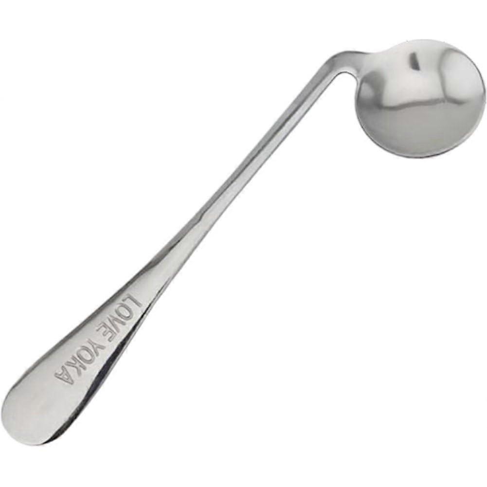 Self-Feeding Utensil for Seniors, Angled Stainless Steel Spoon for Weak Grip, Left and Right-Handed Eating Aid for Disabled Patients