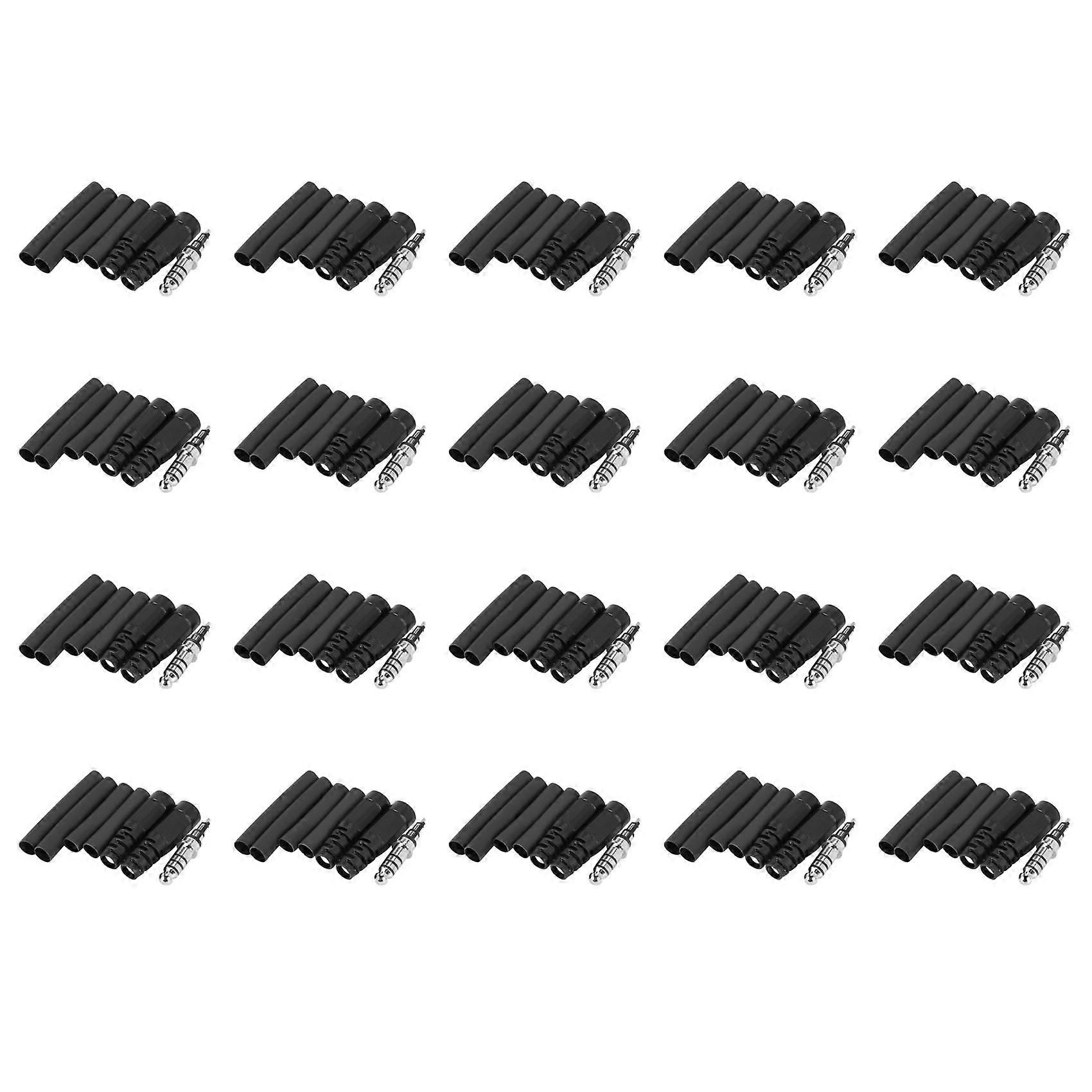 20X Replacement Helicopter Plug Headset Adapter U-174 / U Type A Solder for Helicopter Headset