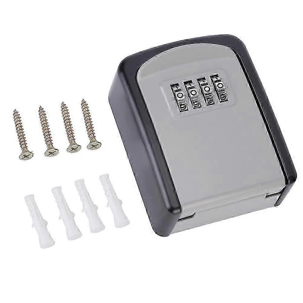 Digit Combination Password Key Lock Box Wall Mount Safety Security Storage Case Organizer