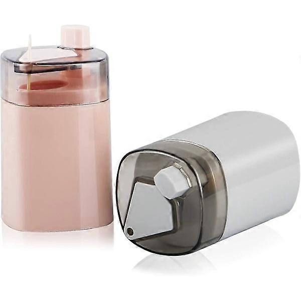 Toothpick dispenser toothpick holder pop-up automatic toothpick storage box 2 pcs