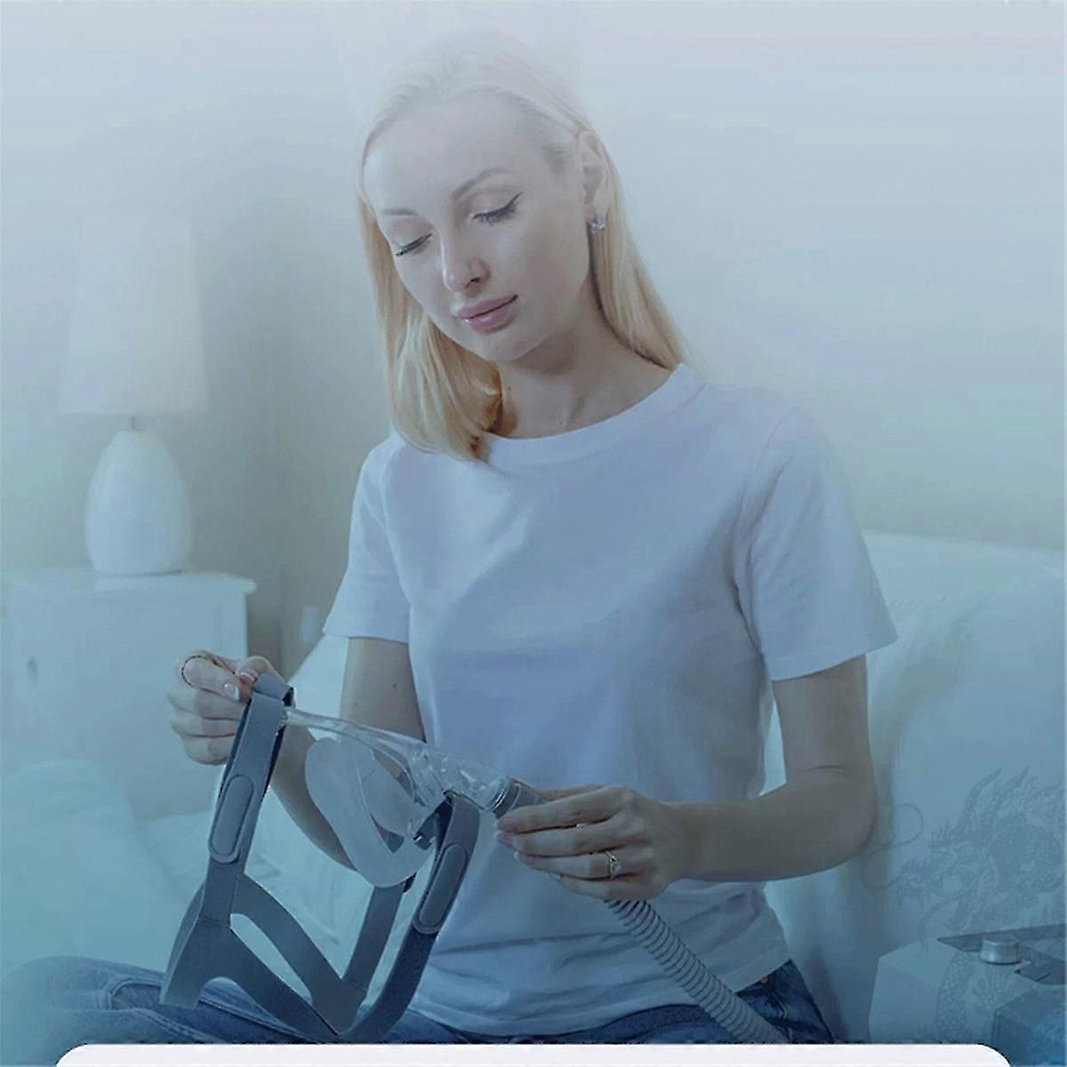 أقنعة CPAP لكامل الوجه مع غطاء رأس ومرفق / دوار ووسادة