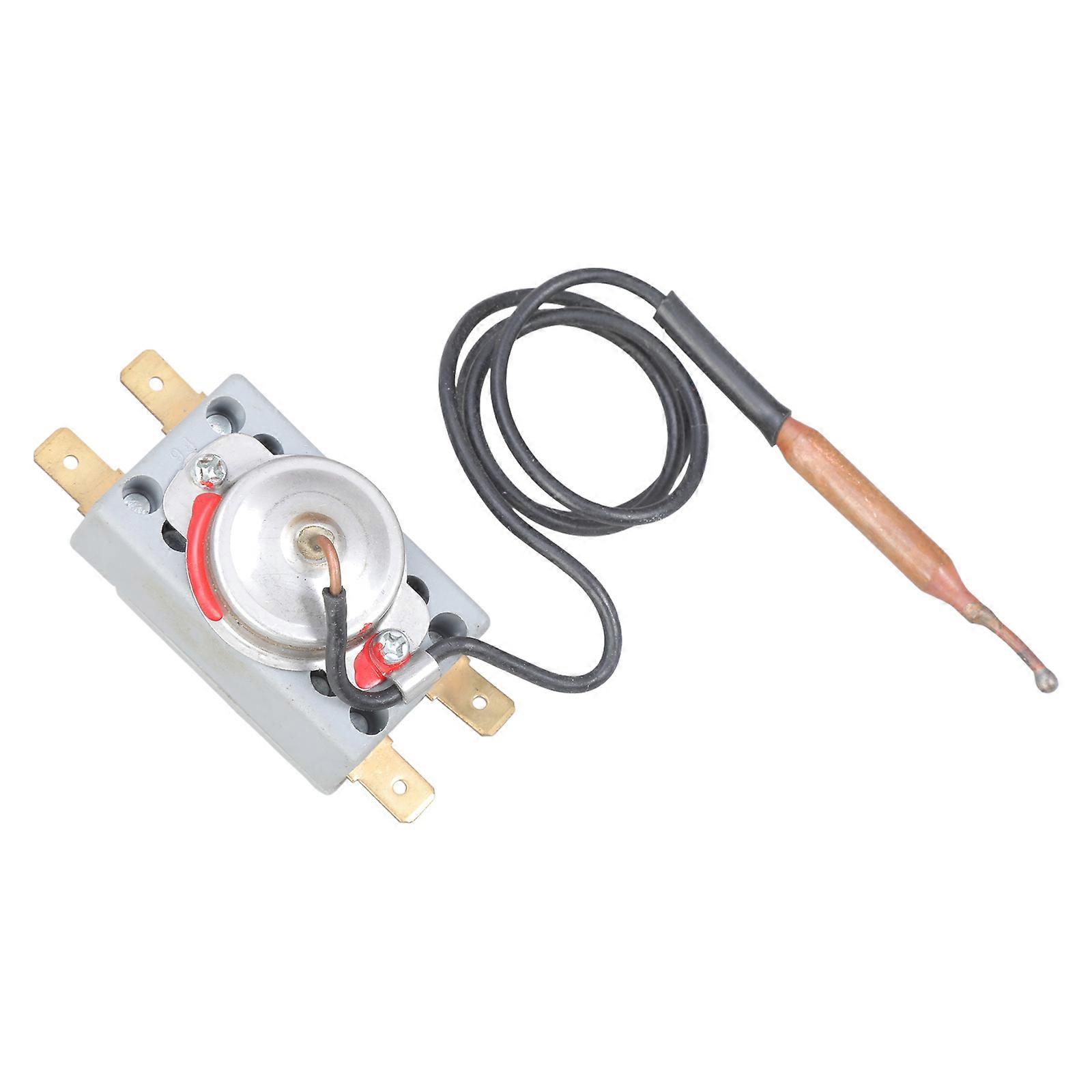 Temperature Control Switch Water Heater Thermostat Temperature Limiter Metal Texture Suitable for Electric Water Heaters Multicolor