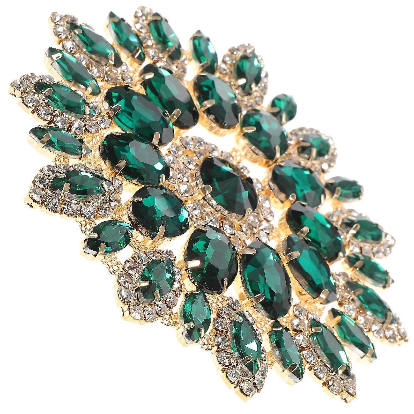 Flower Claw Shape DIY Patch Iron On Decorative Fabric Clothing Accessories Green 1Pack