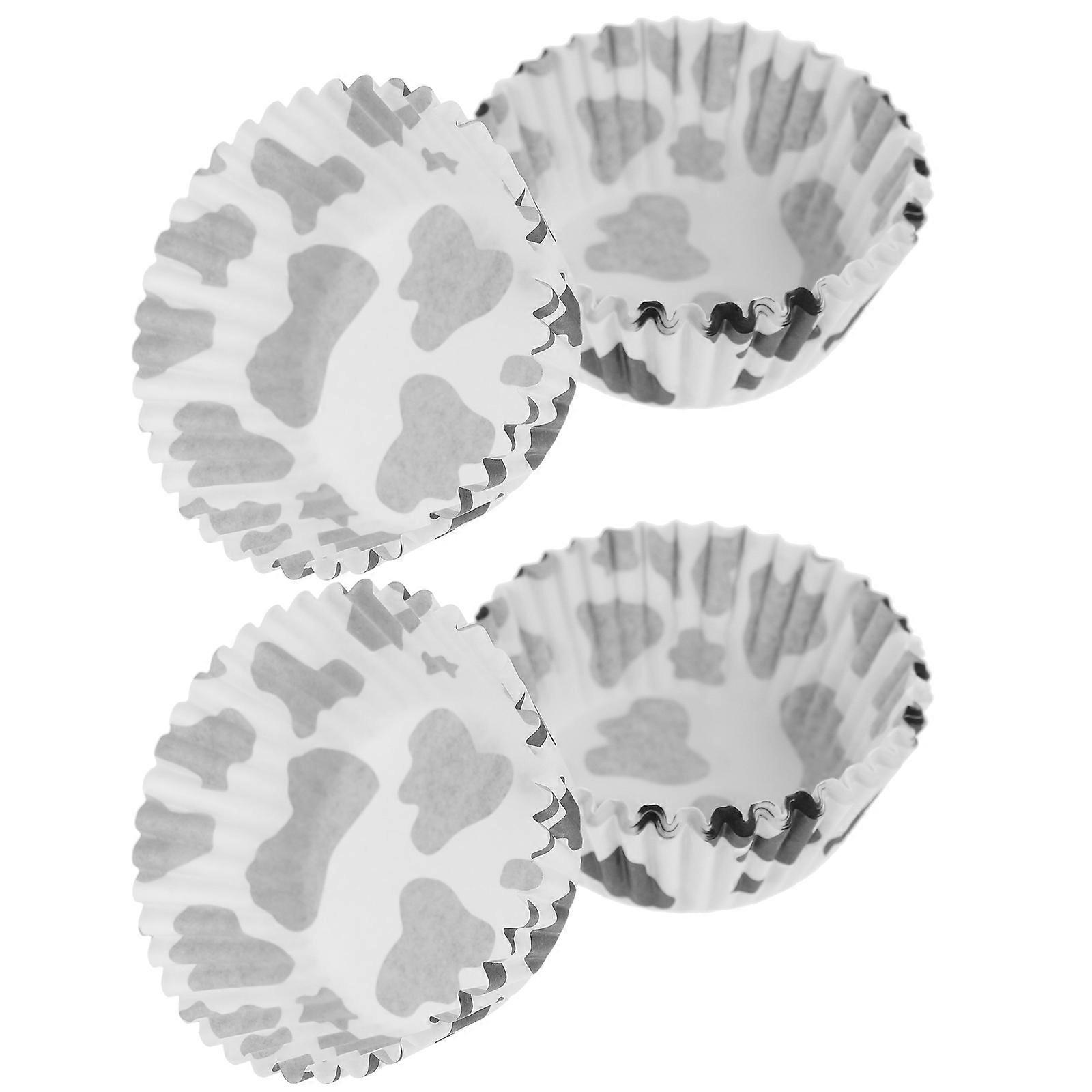 200Pcs Disposable Cake Paper Cups Muffin Cups For Birthday And Wedding 5.5X5.5X2.5CM Multi-Purpose For Bakeries And Events With Practical Features