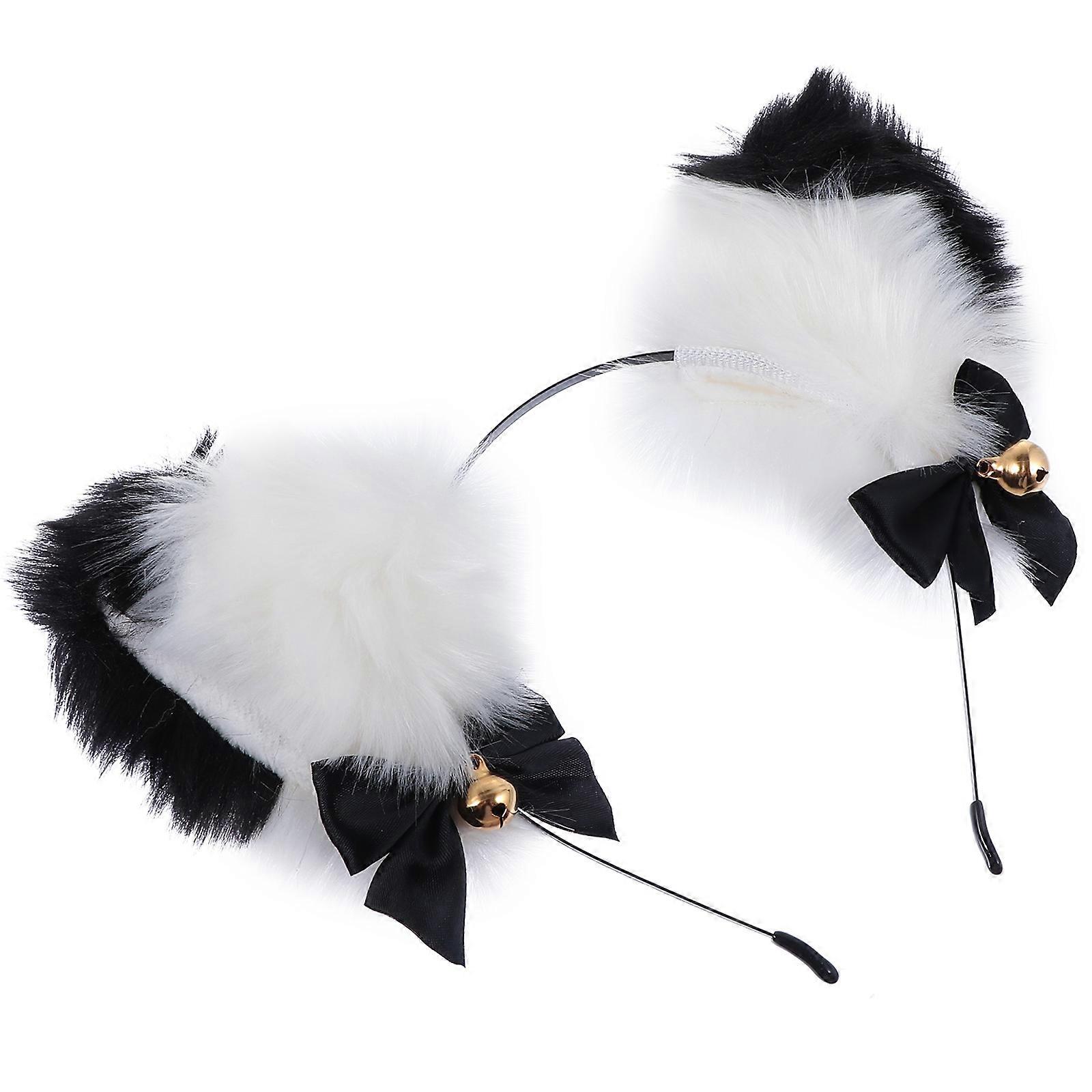 Cute Cat Headband With Bells Ideal For Masquerade And Stage Performances In 26X18cm Size 1Pack