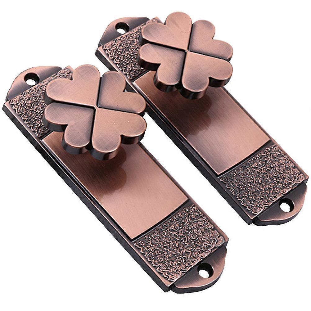 2pcs Alloy Leaf Curtain Holdbacks Antique Metal Curtain Side Holders for Wall