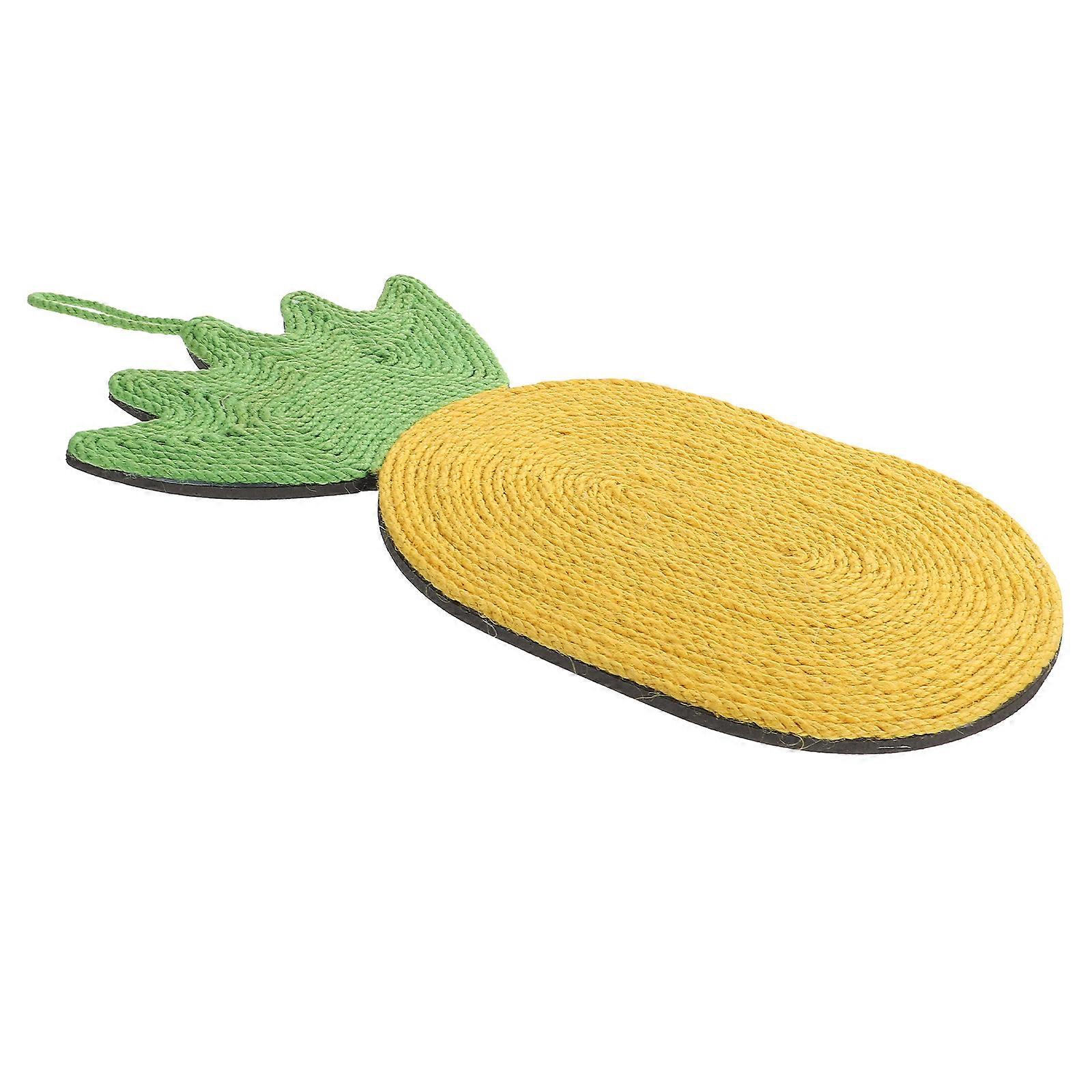 Hanging Cat Scratching Mat Lightweight Scratch Resistant Decorative Cat Scratcher for Indoor Cats Satisfies Instinct Reduces Loneliness Playtime