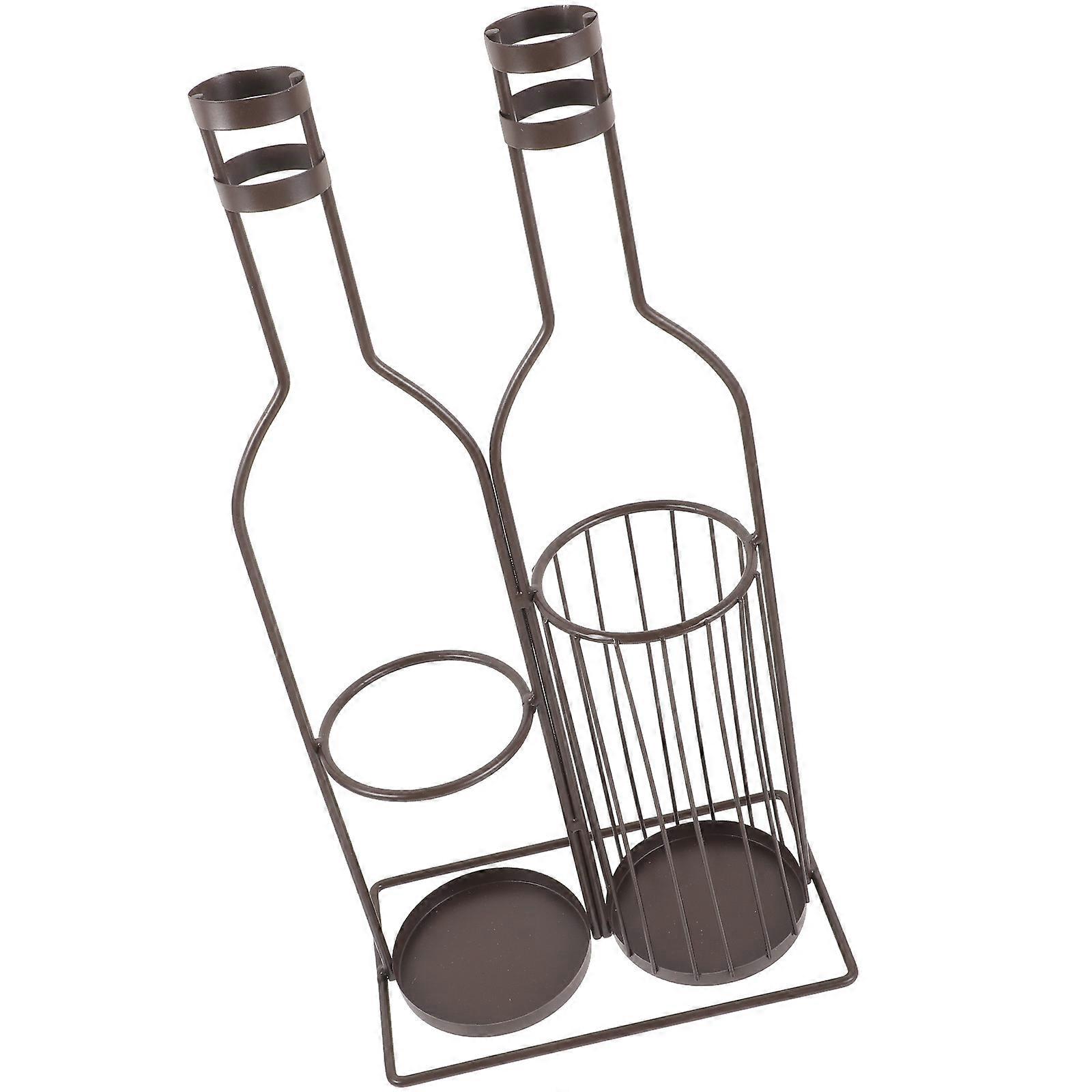 Metal Holder And Organizer Ideal For Dining Tables And Cabinets 43.5X21.5cm Simple Design 1Set