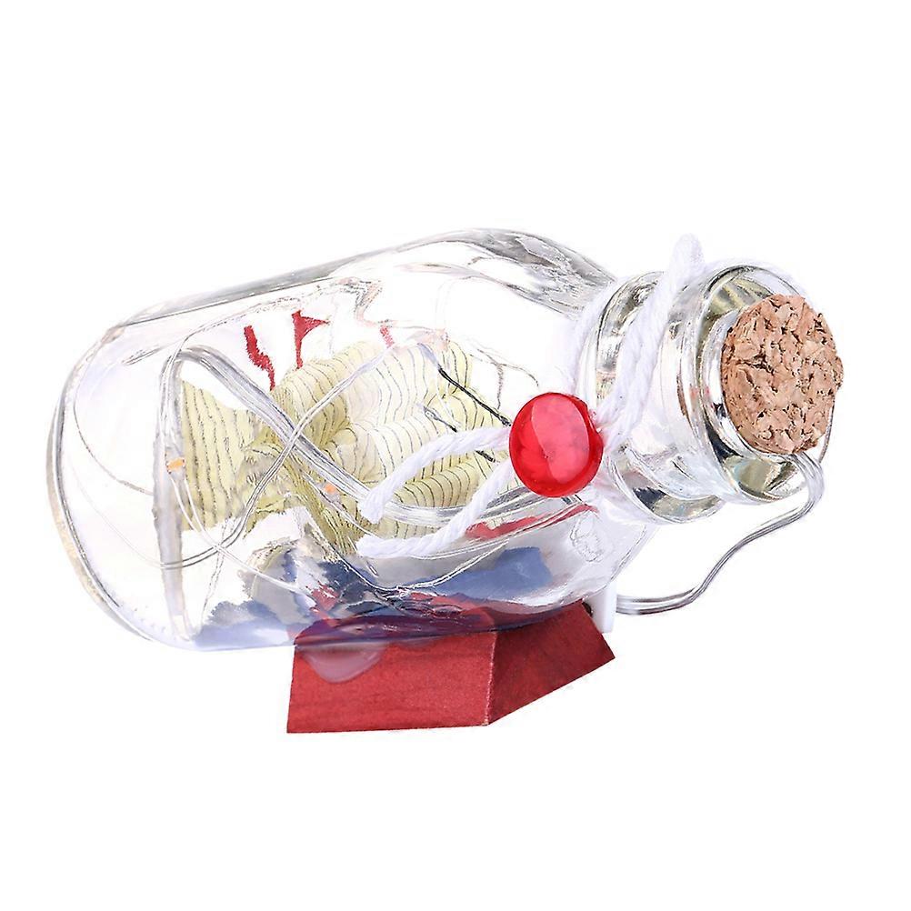 Decorative Sailing Boat LED Night Lamp String Light For Room Shelf Table Displays Assorted Color 1Pack