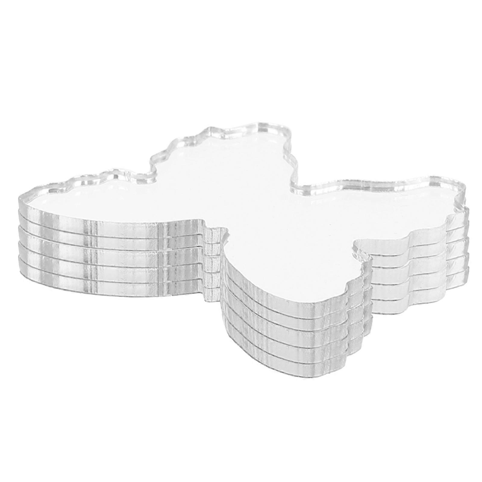 5pcs Mini Butterfly Mirror Stickers Self Adhesive for Phone Backs