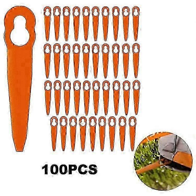 100 pezzi per lame di taglio per tosaerba STIHL Polycut 2-2 ABS, parti di ricambio