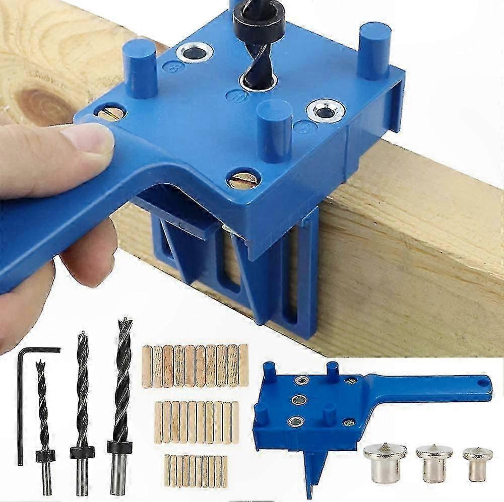 Carpentry Dowel Jig Kit - 41 Pcs Drilling Guide Set for Straight Hole Alignment