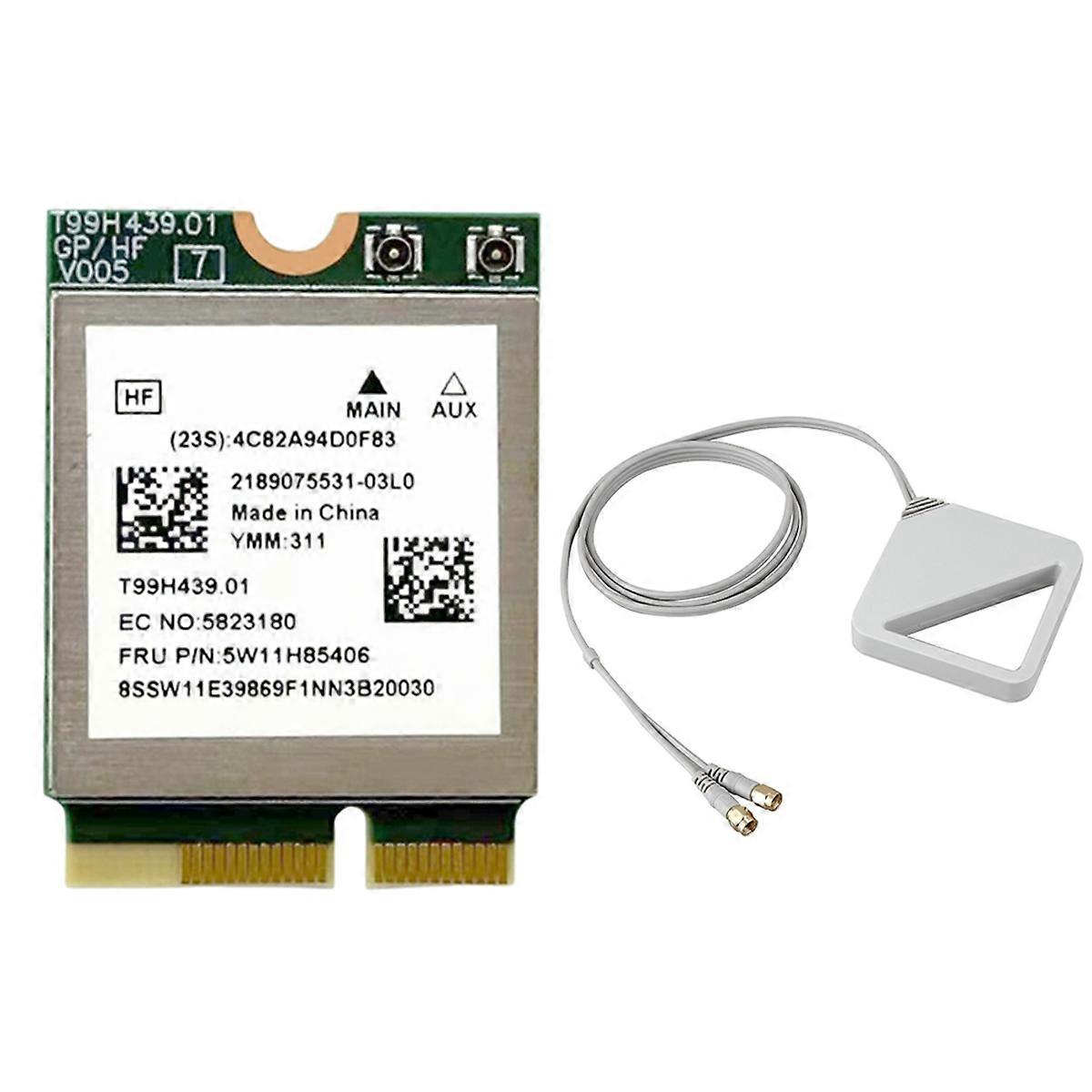 MT7927 WiFi7 Card+Omni WIFI Antenna Gigabit Wireless Network Card
