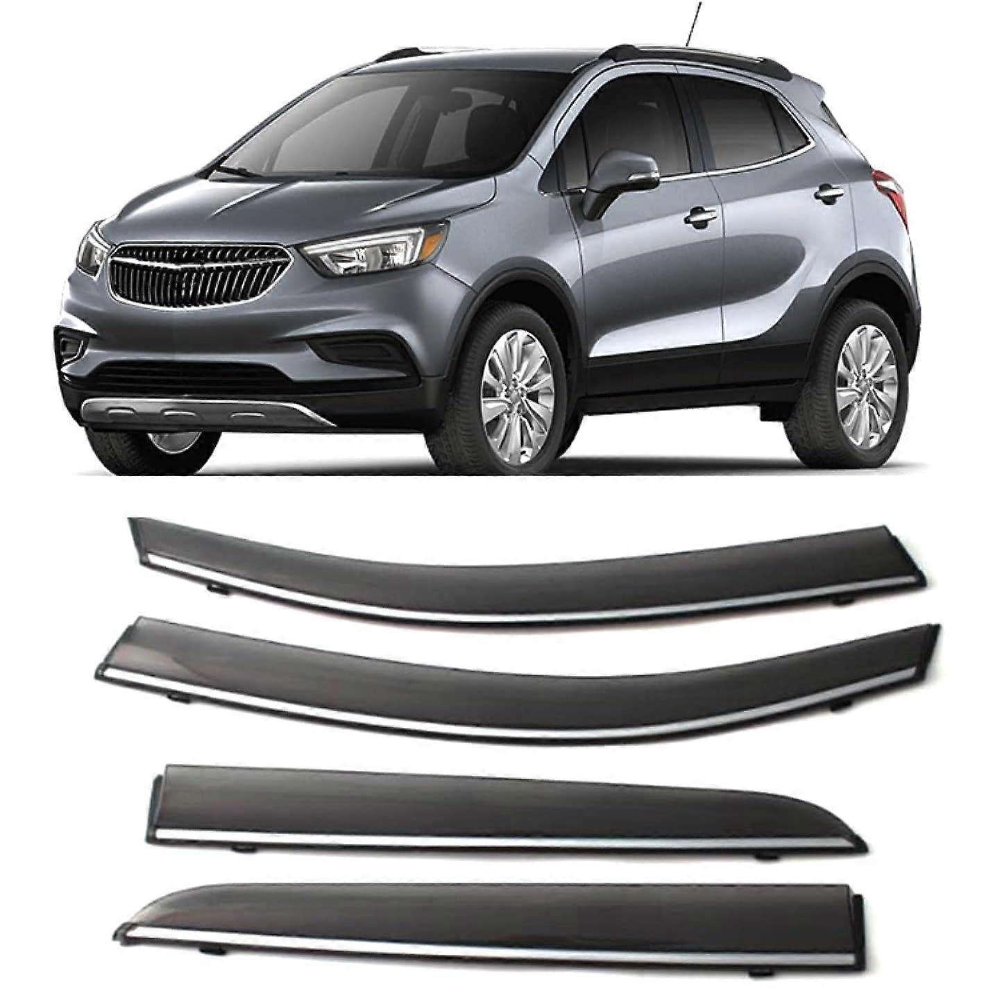Car Wind Deflector Rain Deflector for Buick Encore 2019-2021, Side Window Wind Protection Accessory, Precise Fit, High-Quality Material