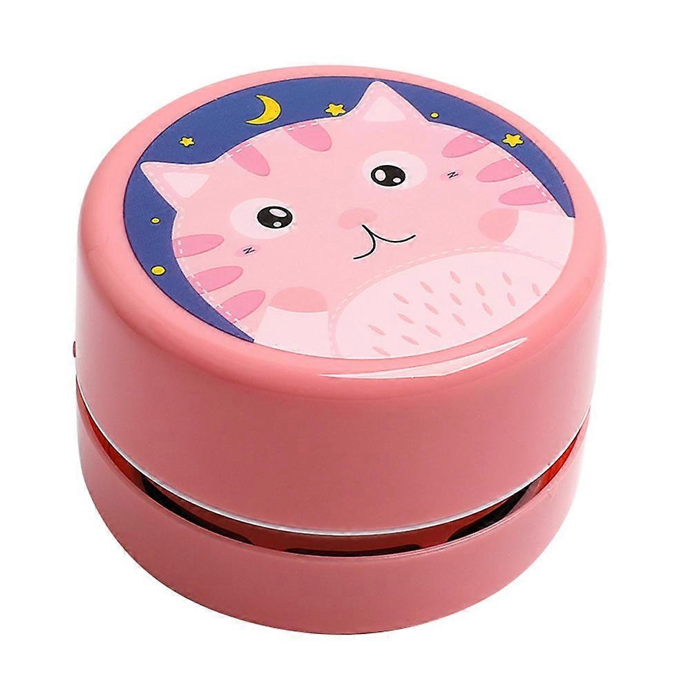 Mini Size Desktop Vacuum Cleaner Ideal For Home School Office And Car Use In Pink Color 1Pack