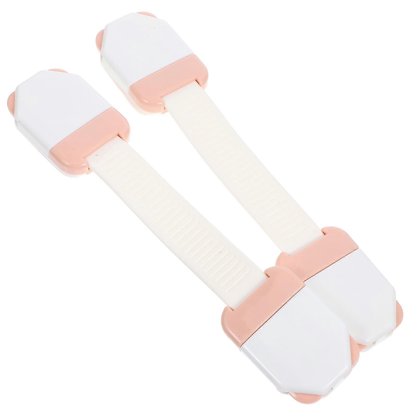 MLINS 2pcs Fridge Locks for Kids Cabinet Safety Door Locks Furniture Childproof Locks