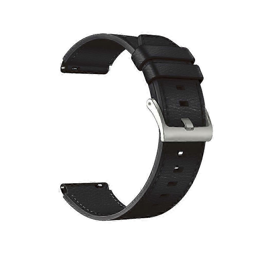 Leather Replacement Band for GT2 Pro Smartwatch - Black Premium Strap