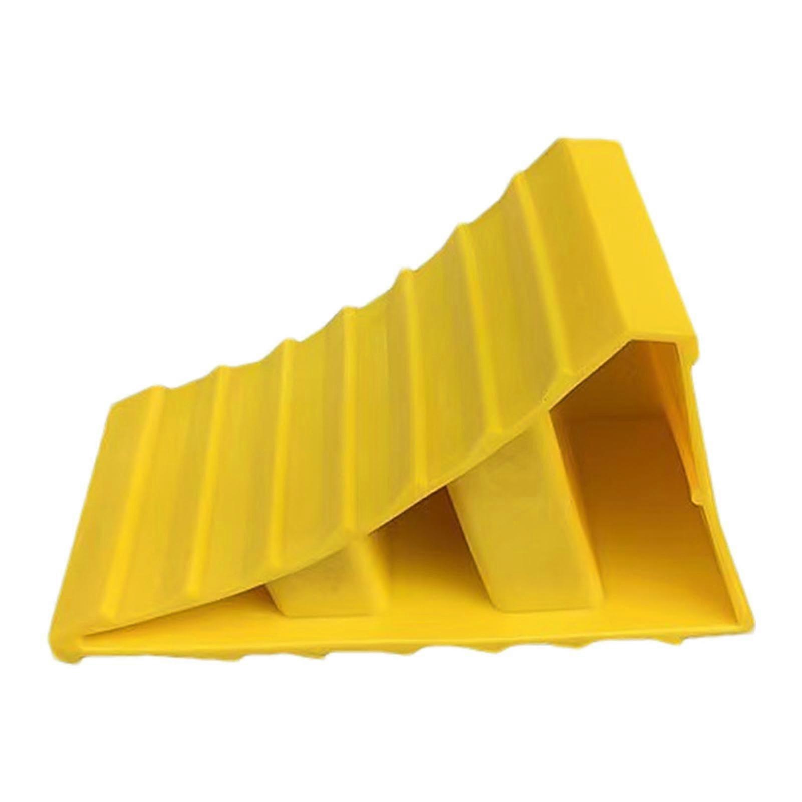 Wheel Chocks Non-Slip Heavy Duty for Cars Trailers Trucks Portable Parking Block Prevents Rolling Away