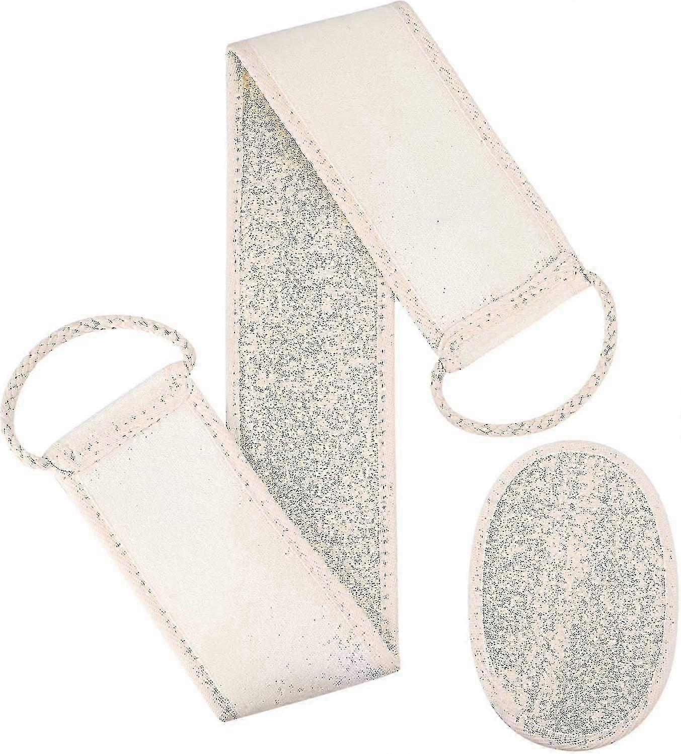 Natural Long-Handle Loofah Sponge for an Invigorating Back Scrub