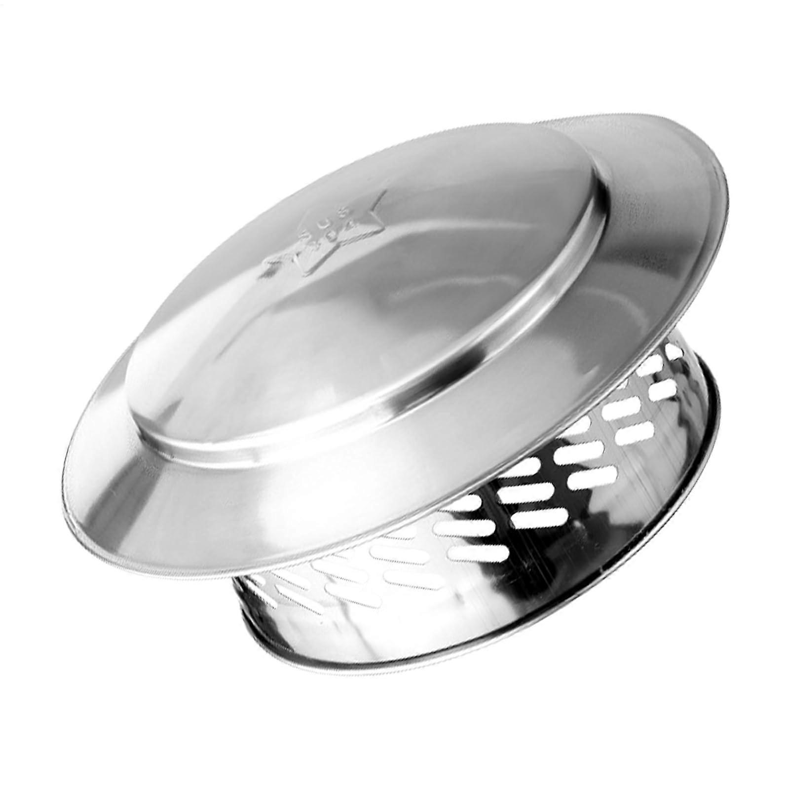 Regenhaube Kaminhaube 160mm Edelstahl Runder Regenhut Schornsteinabdeckung Wetterfest für Außenbereich Schutzwerkzeug