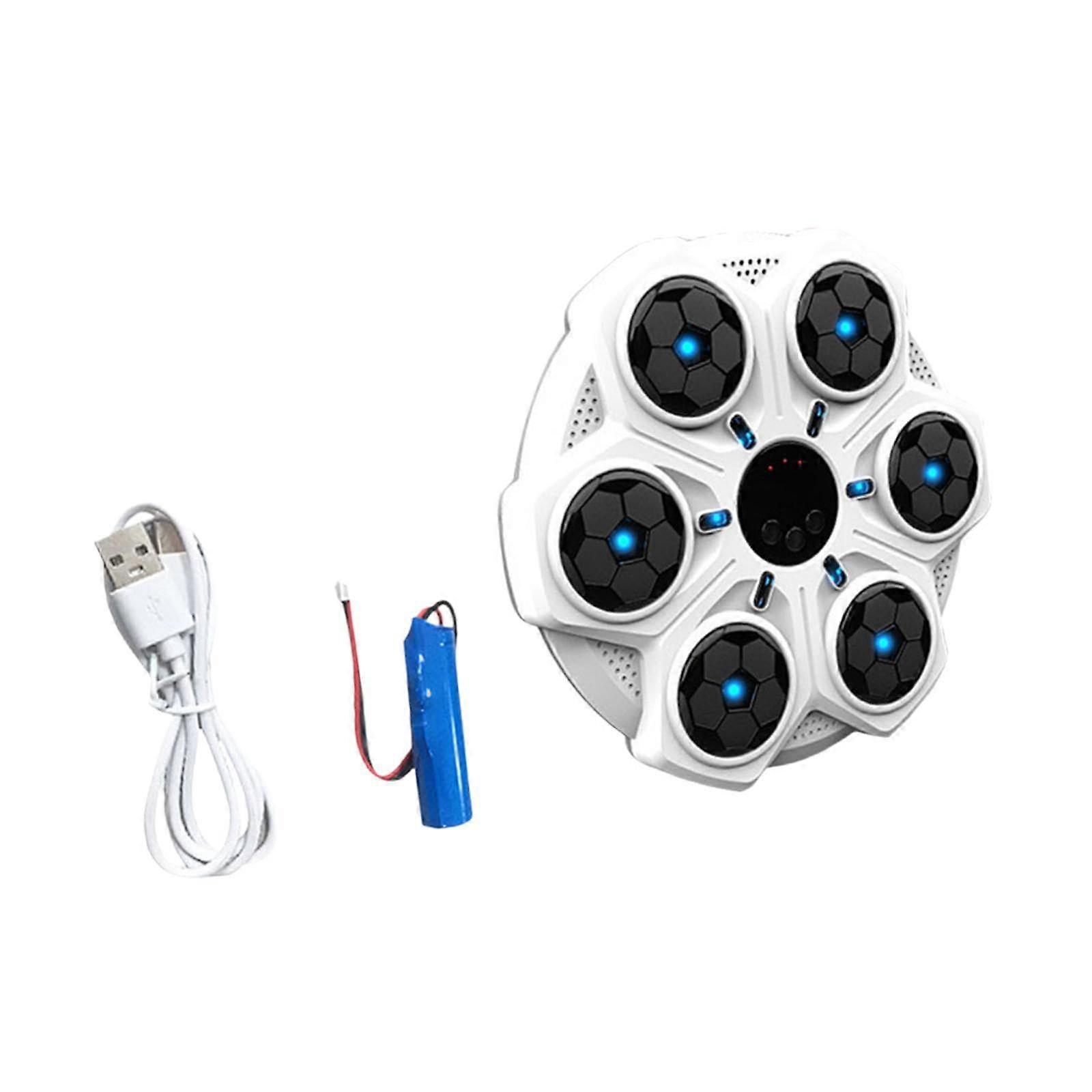 Music Boxing Machine Smart Boxing Trainer For Home Use Agility Training Punch Equipment White Karate Practice