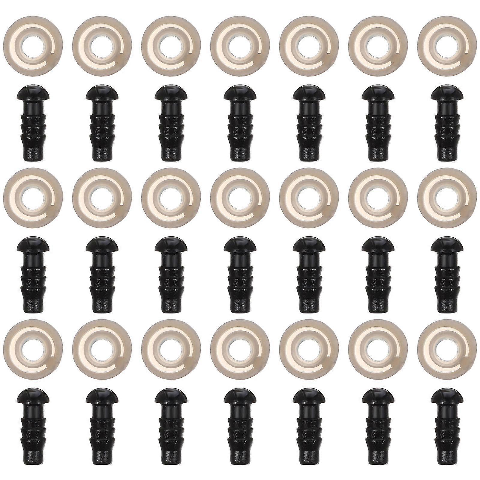 DIY Craft Doll Eyes 5mm Assorted Color With Gasket For Stuffed Animals 200 Pcs Safety Design