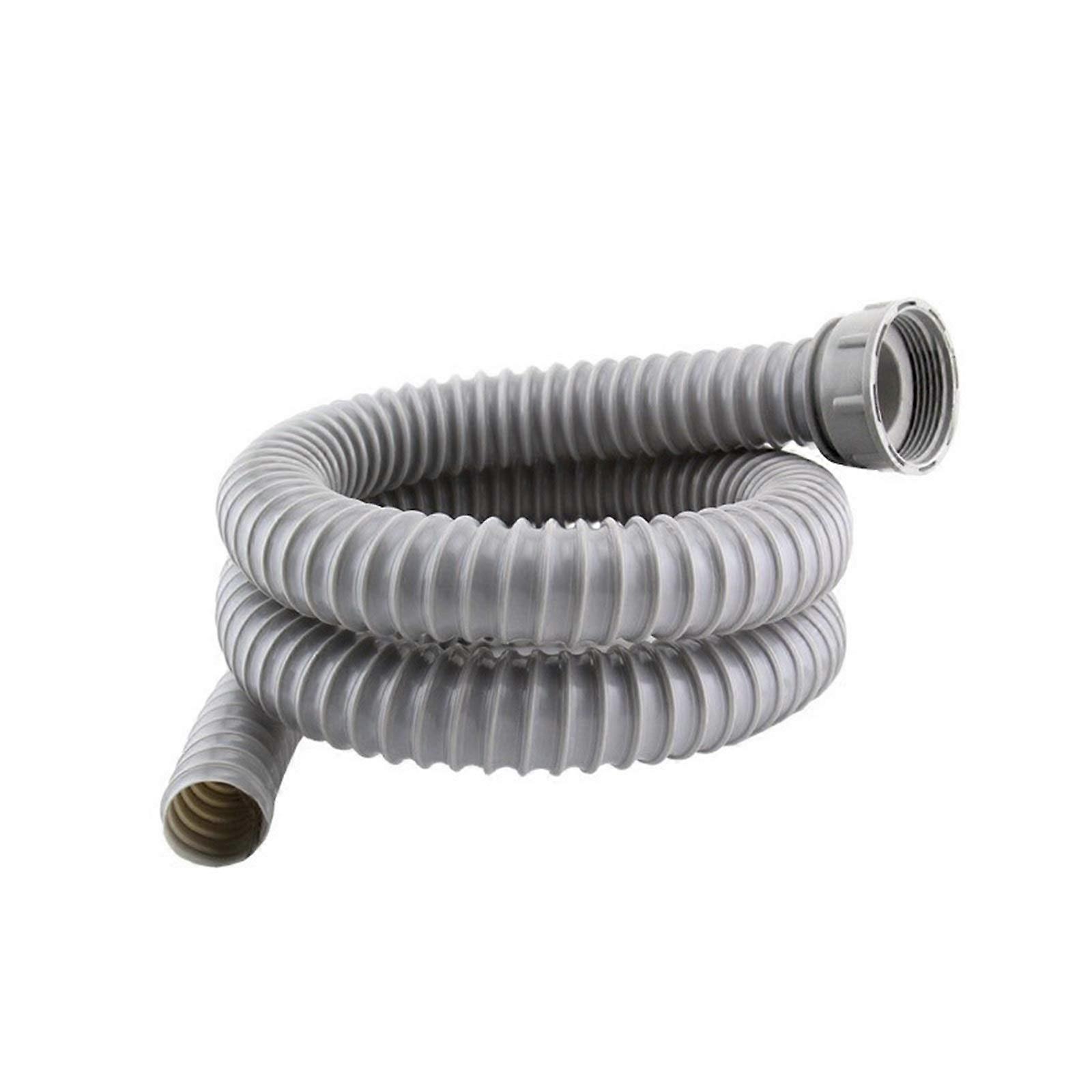 Flexible Drain Pipe For Kitchen Sink, Single-Basin, Drain Pipe Fitting With Leak-Proof Stopper, Lengths 0.5m-6m (2m)