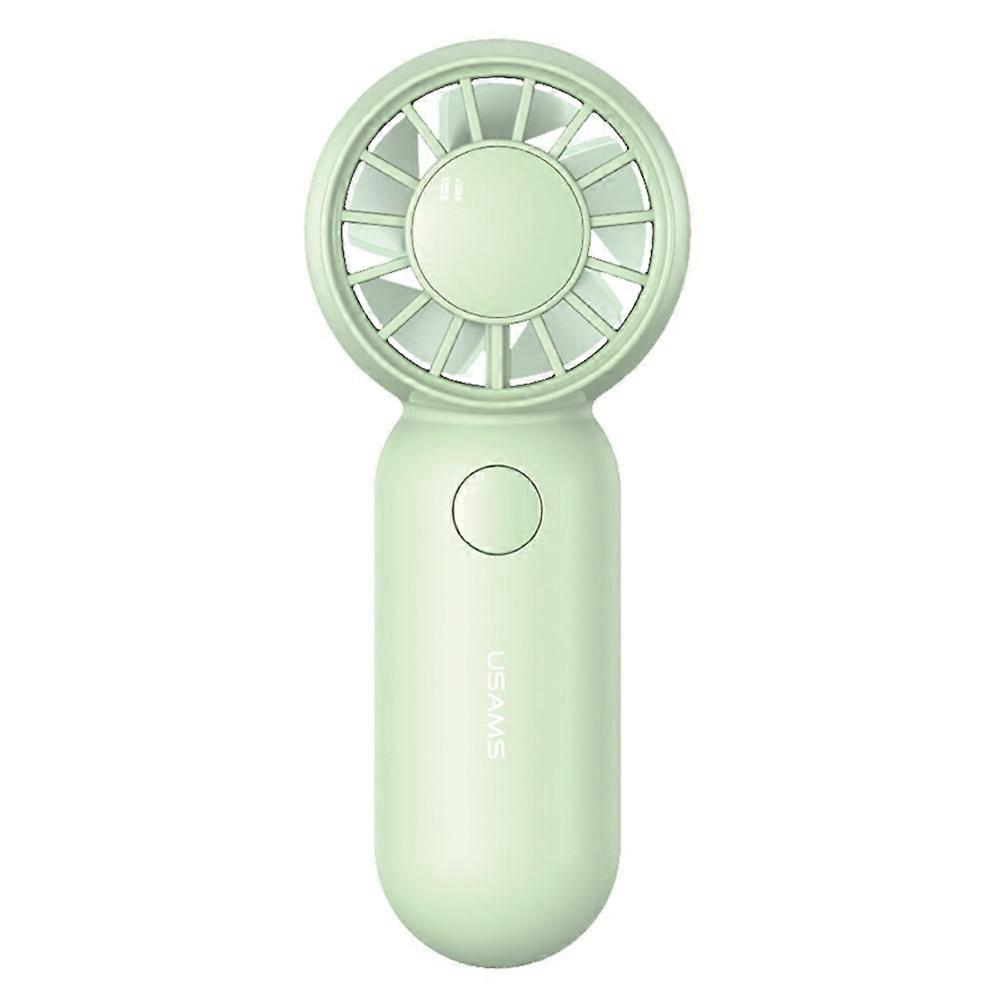 USAMS ZB354 Mini Pocket Fan Portable USB Rechargeable 3 Speed Settings Handheld Cooling Fan