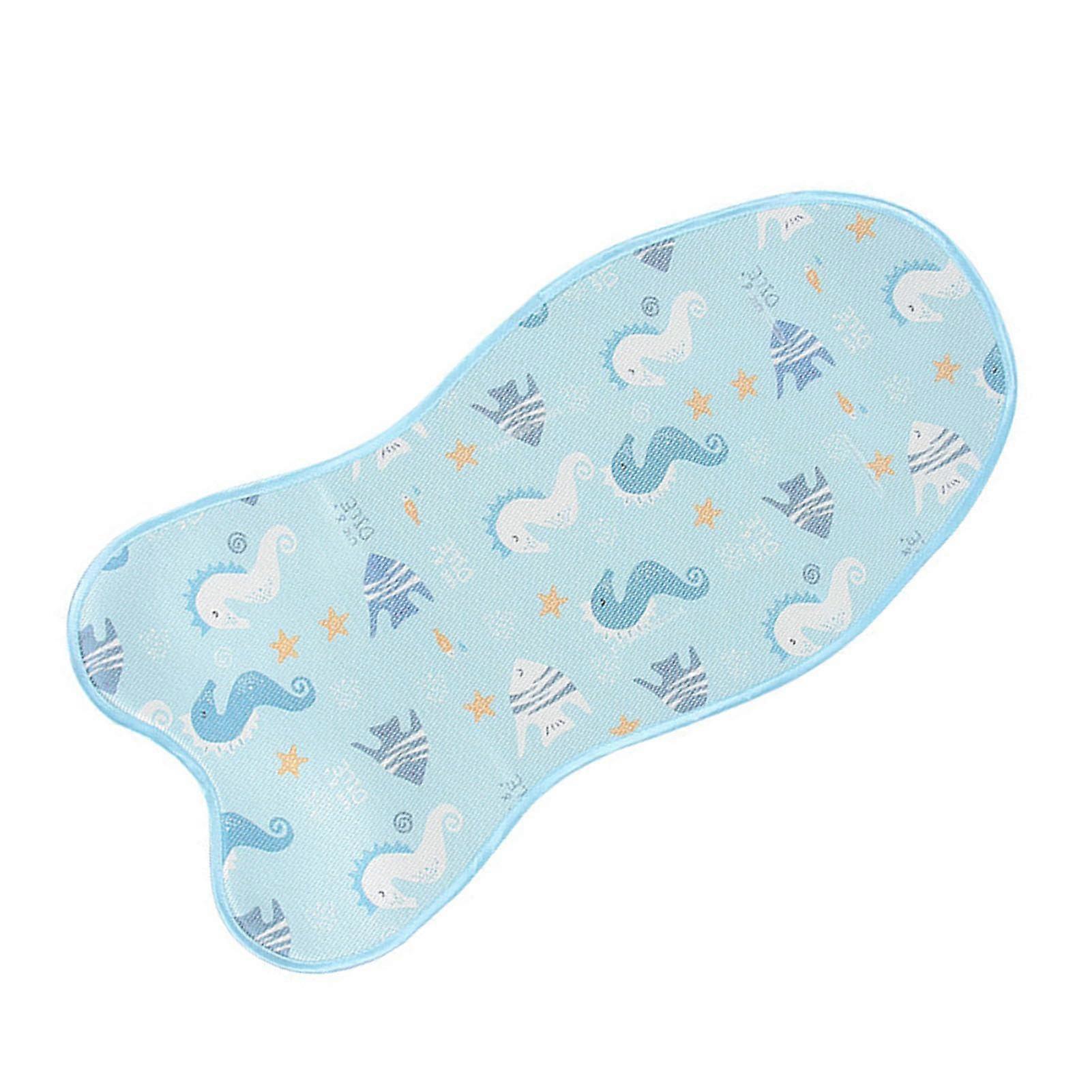 Baby Car Cooling Pad, Structure Baby Trope Summer Pillows Universal for a Car for a Small Child (Blue)